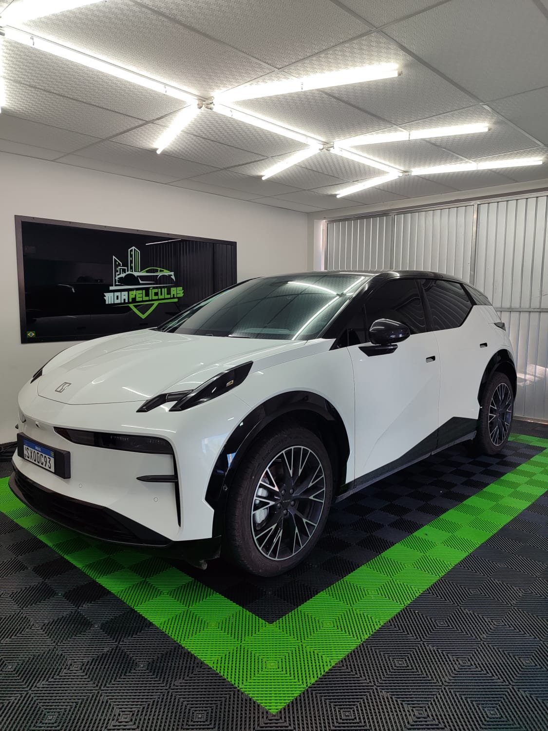 Aplicação de película automotiva em HONDA